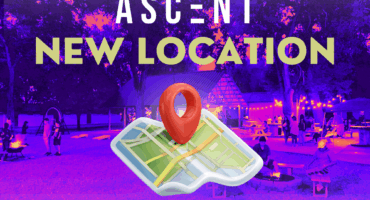 Purple and Red Minimalist Store Location Map Instagram Post (8 x 5 in)